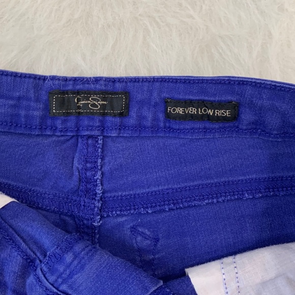 Jessica Simpson raw hem colored denim shorts Sz 25 - Picture 3 of 4